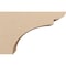 Ekena Millwork 8"W x 24"D x 16"H Classic Yorktown Rough Cedar Woodgrain TimberThane Corbel, Primed Tan CORUR08X24X16YORRCPR - alternate 6